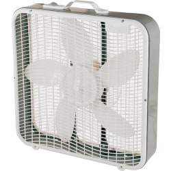 Aerospeed Camair 3-Speed Box Fan, 22"H x 4"D x 20"D, Light Gray