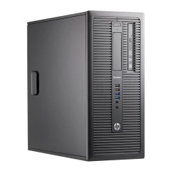 HP EliteDesk 800 G1 Refurbished Desktop PC, Intel® Core™ i3, 8GB Memory, 120GB Solid State Drive, Windows® 10, RF610303