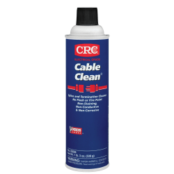 CRC Cable Clean® High Voltage Splice Cleaner, 20 Oz Can, Case Of 12