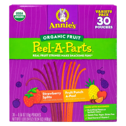 Annie's Organic Fruit Peel-A-Parts Fruit Strings, Variety Pack