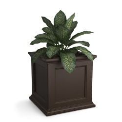 Mayne Fairfield Planter, 20"H, Espresso