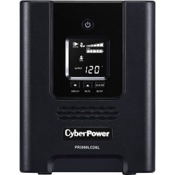 CyberPower Smart App Sinewave PR3000LCDSL - UPS - AC 120 V - 2700 Watt - 3000 VA - 9 Ah - RS-232, USB - output connectors: 7