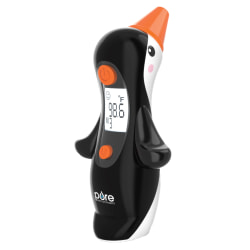 Pure Enrichment ThermoBuddy™ Penguin Digital Ear Thermometer With InstaRead Technology, 3", White