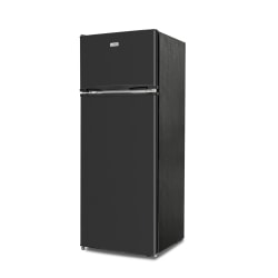 Commercial Cool 7.7 Cu. Ft. Freezer And Top Mount Fridge, Black
