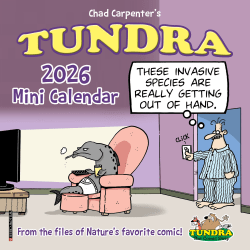 2026 Willow Creek Press Monthly Mini Wall Calendar, 7" x 7", Tundra, January To December, 53799