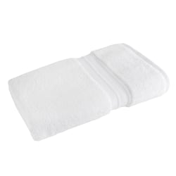 1888 Mills Sweet South Bath Towels, 30" x 60", White, Pack Of 24 Towels