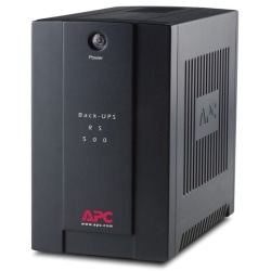 APC by Schneider Electric Back-UPS RS BR500CI-AS 500 VA Tower UPS - Tower - 10 Hour Recharge - 3 Minute Stand-by - 230 V AC Output - Stepped Sine Wave - 3 x Battery/Surge Outlet