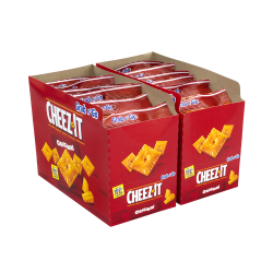 Cheez-It Grab 'N Go Pouches, Original, 3 Oz Per Pouch, 6 Pouches Per Box, Case Of 2 Boxes