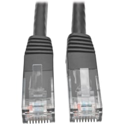 Tripp Lite Cat6 Gigabit Molded Patch Cable (RJ45 M/M), Black, 14 ft - 14 ft Category 6 Network Cable  - N200014BK
