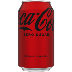 Coca-Cola Zero Sugar Soda, 12 Oz, Case Of 24 Cans