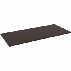 Lorell Multipurpose Tabletop - 30" Width x 66" Depth x 1" Thickness - Band Edge - Espresso, Laminate Table Top - For Conference Table, Office - 1 Each