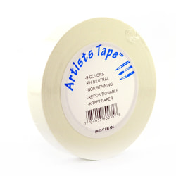 Pro Tapes White Artist's Tape, 1" x 2,160", Pack Of 3