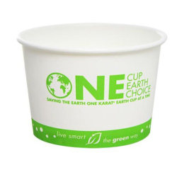 Karat Earth Paper Food Containers, 16 Oz, White, Case Of 500 Containers