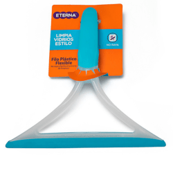 Eterna Glass Squeegee translucid plastic for Shower Glass Cleaner Squeegee, Window Cleaning Squeegee Glass Shower Door Squeegee  - INS68