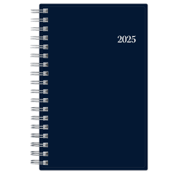 2025 Blue Sky Weekly/Monthly Planning Calendar, 3-5/8" x 6-1/8", Navy, January To December