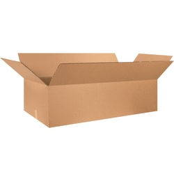 Partners Brand Double-Wall Heavy-Duty Corrugated Cartons, 48" x 24" x 12", Kraft, Box Of 5
