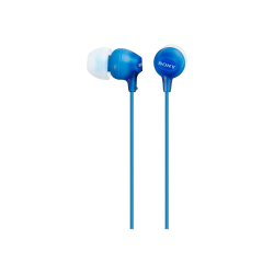 Sony MDR-EX15LP - EX Series - earphones - in-ear - wired - 3.5 mm jack - blue