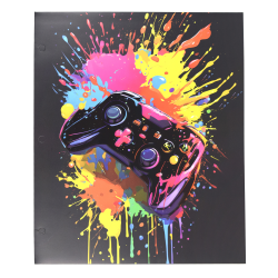 Top Flight Fashion 2-Pocket Folder, 9-7/8" x 11-13/16", Game Controller