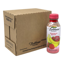Bolthouse Farms Strawberry Banana 100% Fruit Juice Smoothies, 15.2 Fl Oz, Box Of 6 Smoothies