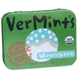VerMints Organic Breath Mints, Wintermint, 1.41 Oz, Total Qty 6