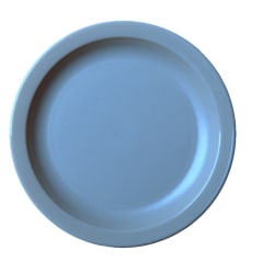 Cambro Camwear Round Dinnerware Plates, 6-1/2", Slate Blue, Set Of 48 Plates