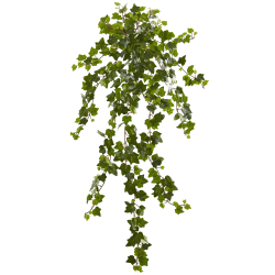 Nearly Natural Curly Ivy 36" Artificial Hanging Plants, Green, Set Of 3 Plants