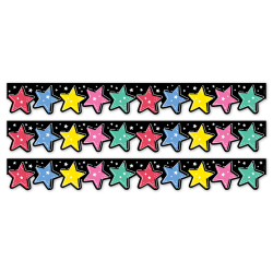 Creative Teaching Press EZ Borders, Star Bright, 24 Borders Per Pack, Set Of 3 Packs