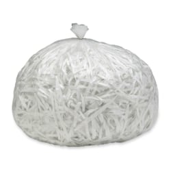 SKILCRAFT - High Performance Shredder Bag - 20 gal - 30" x 29" - 100 / Box - Clear