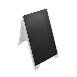 Azar Displays Sidewalk A Board, 34 11/16" x 19 3/4", Black/White