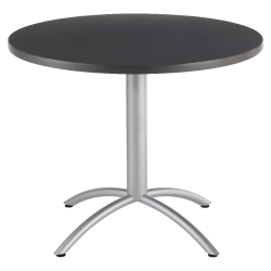 Iceberg CafeWorks Cafe Table, Round, 30" x 36"W, Graphite