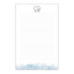 Cambridge® Ivory Ella Note Pad, 5-1/2" x 8-1/2", Wide Ruled, 75 Sheets