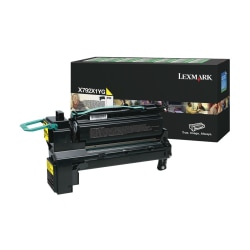 Lexmark™ X792X1YG Yellow Extra-High Yield Return Program Toner Cartridge
