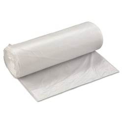 Interplast Group High Density Commercial Can Liner Value Pack, 60 gal, 19 mic, 38" x 58", Clear, Interleaved Roll, 25 Bags/Roll, 6 Rolls/CT