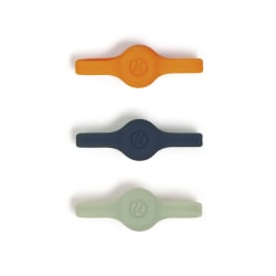 U Brands® Magnetic Silicone Cord Organizers, 5/8", Assorted Colors, Set Of 3 Organizers, 7146U06-24