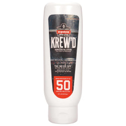 Ergodyne KREW'D 6351 SPF 50 Sunscreen Lotion, 8 Oz