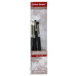 Colour Shaper Painting And Pastel Blending Tools, No. 2, Assorted Soft Pastel, Black, Set Of 5
