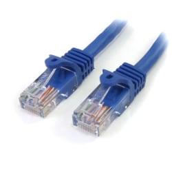 StarTech.com Snagless Cat5 UTP Patch Cable, 2', Blue