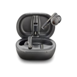 Poly Voyager Free 60 - True wireless earphones with mic - in-ear - Bluetooth - active noise canceling - carbon black