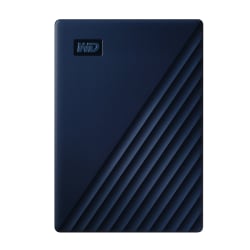 Western Digital® My Passport™ External Portable Hard Drive For Mac, 4TB, Blue