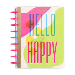 2024 Happy Planner Monthly/Weekly Classic Happy Planner, 7" x 9-1/4", Sunny Risograph, January To December, PPCD12-378