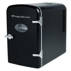 Frigidaire® 9-Can 48-Watt Portable Retro Mini Refrigerator, Black, EFMIS175-BLACK_CP4