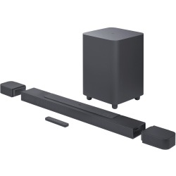 JBL Bar700 5.1 Channel 620W Wireless Soundbar With Detachable Surround Speakers, Black