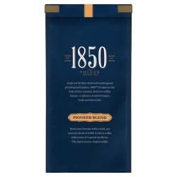 Folgers® 1850 Ground Coffee, Medium Roast, Pioneer Blend, 12 Oz Per Bag, Carton Of 6 Bags