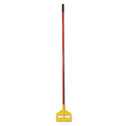 Rubbermaid® Commercial Invader® Fiberglass Side-Gate Wet-Mop Handle, 60", Red/Yellow
