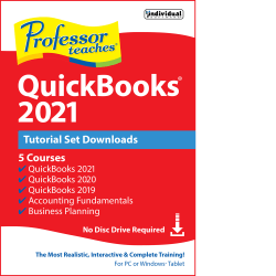 Individual Software Professor Teaches QuickBooks 2021 Tutorial Set Downloads (Windows)