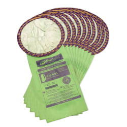 ProTeam Intercept Micro Filter Bags, 2-1/2" x 6-1/4", Green, Pack Of 10 Bags