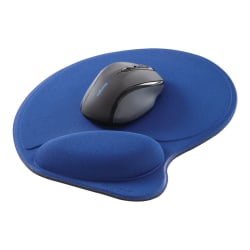 Kensington Wrist Pillow Mouse Wrist Rest - Mouse pad with wrist pillow - blue - for Internet Mouse; Mouse-in-a-Box; Thinking Mouse