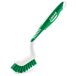 Libman Commercial Tile & Grout Brushes, 9/16"W x 9-3/4"D, Green, Pack Of 6