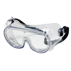 Crews Chemical Safety Goggles, Clear Lens