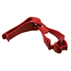 Ergodyne Squids 3405 Glove Grabbers With Belt Clips, Red, Pack Of 6 Grabbers